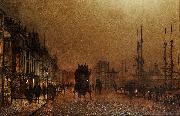 John Atkinson Grimshaw The Broomielaw oil painting artist